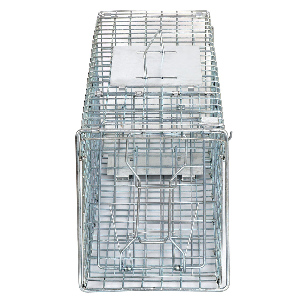 24" Animal Trap Humane Steel Cage for Small Live Rodent Squirrel