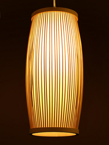 Southeast Asia bamboo plait hall staircase decoration lamp