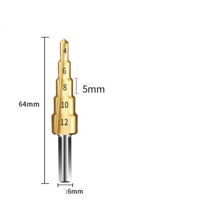 Pagoda drill bit universal metal reaming stainless steel special hole opener