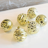 Party Plastic Christmas Ball Decorations Painted