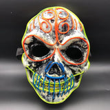 Halloween skull LED glowing mask