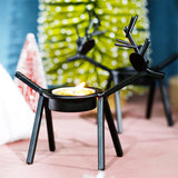 Christmas Deer Candlestick Creative Elk Bracket Candle Holder Deer Candlestick Iron