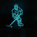 Hockey player series creative 3DLED night light