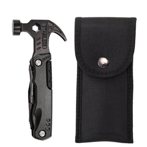 Outdoor Carry-on Multifunctional Stainless Steel Folding Pliers Hammer Tool Hammer