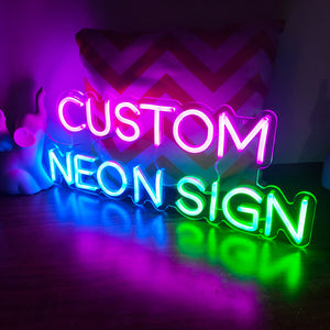Colorful Neon Letter Modeling Light Custom Neon Sign DIY