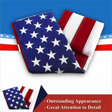 3x5ft US American Flag Heavy Duty Embroidered Stars Sewn Stripes Grommets Oxford