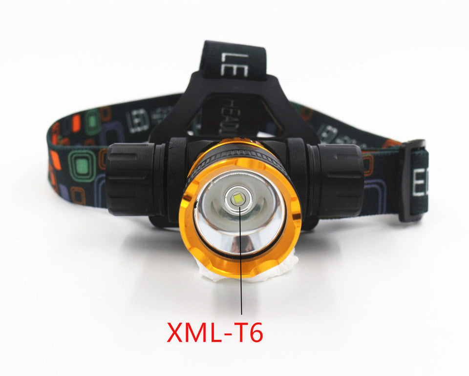Strong Light T6 Diving Headlight Magnetic Switch Waterproof Headlight
