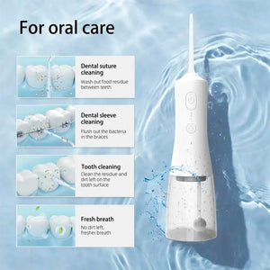 Waterproof IPX7 Dental Water Flosser For Teeth And Braces
