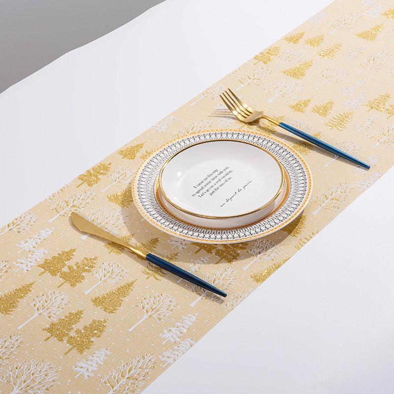 Creative Christmas Decoration Printed Tablecloth