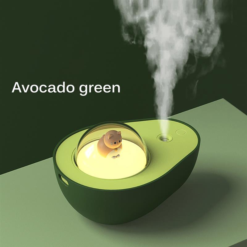 Avocado Mini Spray Humidifier USB Charging Night Light Portable Mist Sprayer For Home Car