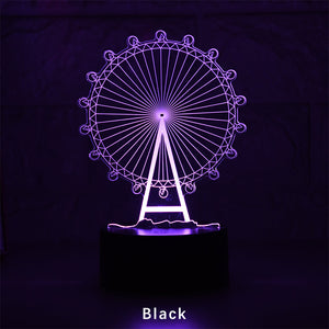 LED Creative Romantic Ferris Wheel Shape Night Light