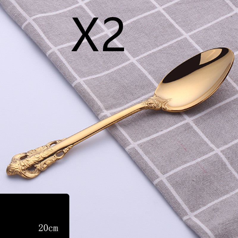 Four-piece Stainless Steel Cutlery Spoon
