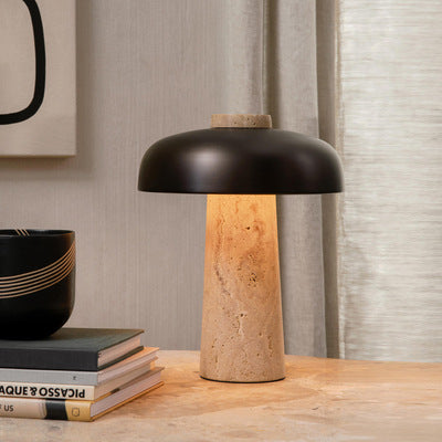 Living Room Study Marble Glass Table Lamp