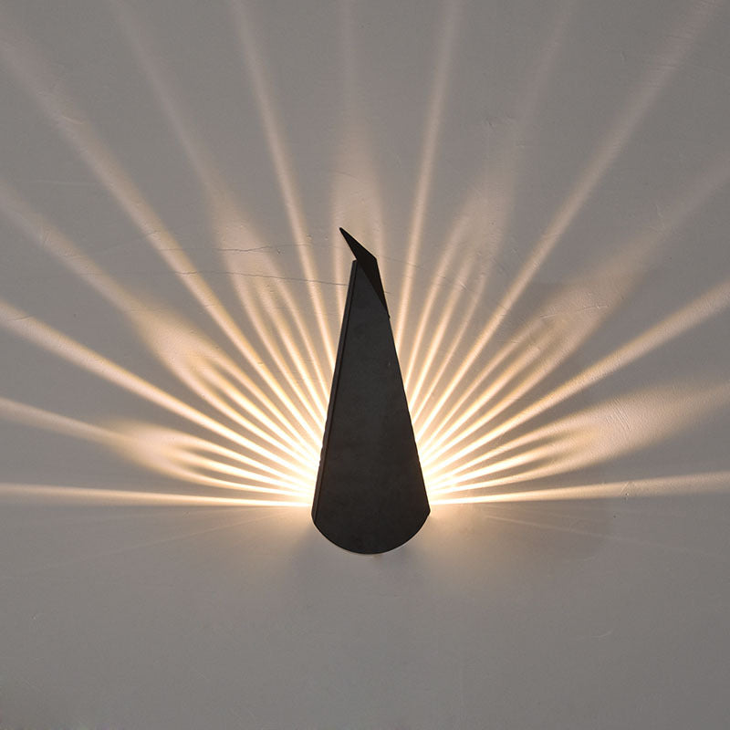 Corridor Modern Minimalist Decorative Peacock Wall Lamp