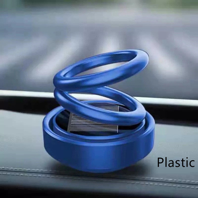 Solar Auto Rotation Car Air Freshener Perfume Seat