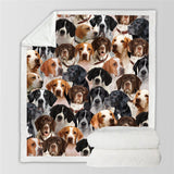 New Fashion Pet Dog Printed Flannel Blanket