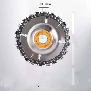 Angle Grinder Chain Plate 4-inch 22 Cutting Woodworking Slotted Saw Blade 45-inch Cutting 5-inch Polishing Pad