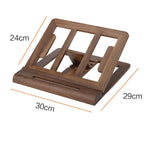 Notebook Computer Stand Solid Wood Foldable Portable