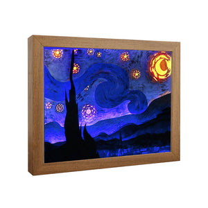Bright Starry Sky Paper Carving Lamp