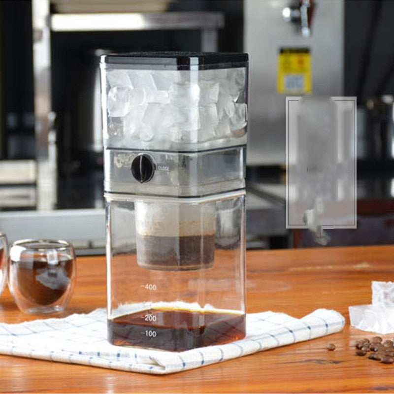 Household Iced Coffee Pot Korean Style Glass Ice Coffee Machine Small Drip Type Cold Extraction Coffee Machine