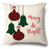 Christmas Hugging Pillowcase Flax Elk Pillowcase Amazon Hot Style Sofa Pillowcase Cushion