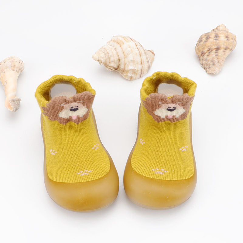 Children's Toddler Step Soft Bottom Non-slip Cartoon Cotton Baby Shoes