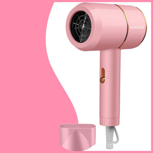 Portable Folding Low Power Cold And Hot Blue ABS Hair Dryer
