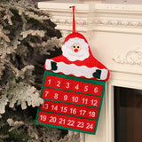Christmas Velvet Hot Flower Calendar For The Elderly