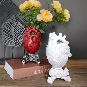 Heart Shaped Vase Decoration Ornaments Flower Arrangement