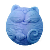 Big Face Cat Handmade Soap Candle Mold