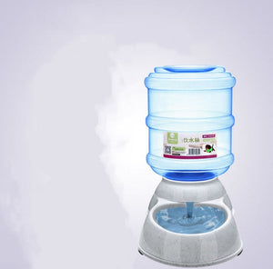 Cats Dogs Automatic Pet Feeder Drinking Water Fountains Large Capacity Plastic Pets Dog Food Bowl Water Dispenser
