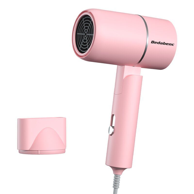Portable Folding Low Power Cold And Hot Blue ABS Hair Dryer