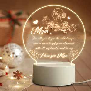 Mother's Day Personalized Birthday Gift LED Light USB