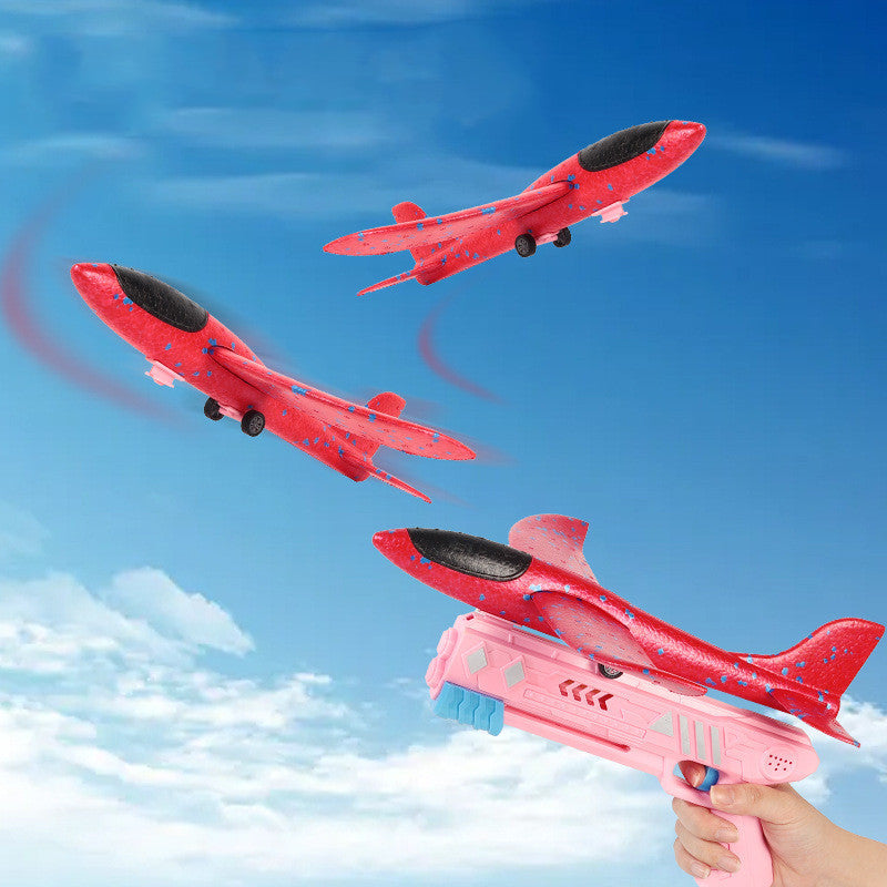 Ejection Foam Airplane Children's Toy Foam Gun