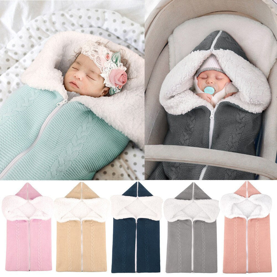 Baby Outdoor Baby Stroller Zipper Sleeping Bag Cover Blanket 2in1