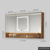 Smart Cabinet With Led Lights Anti-fog Hanging Wall Type Toilet Dressing Bathroom Combination Mirror