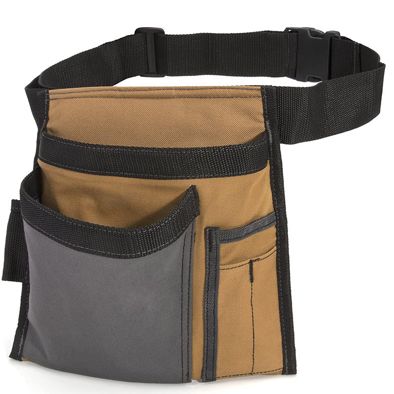 Garden Trim Light Multi-Pocket Canvas Belt Bag Storage Bag