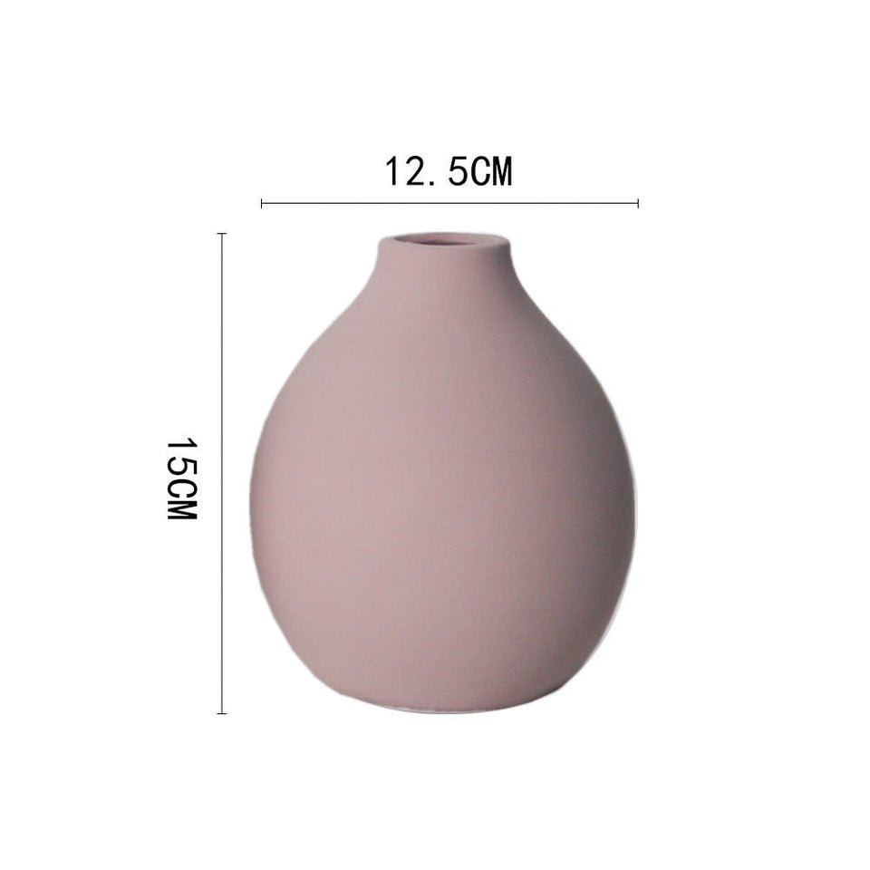 Ceramic Vase Home Furnishings, Creative Flower Arrangements