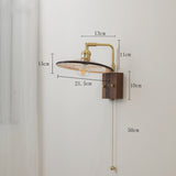 Modern Minimalist Living Room Bedroom Full Copper Wall Lamp