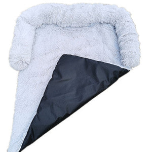 Removable And Washable Plush Blanket For Kennel