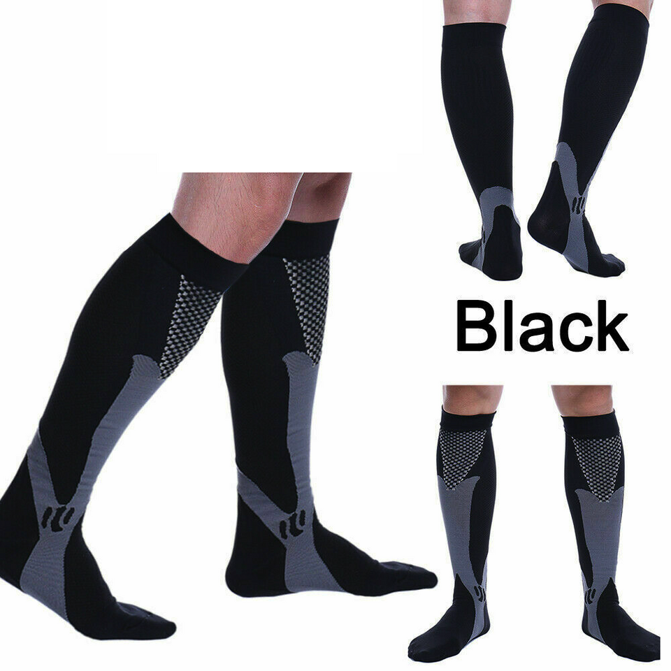 Compression Socks 20-30mmHg Support Miracle Calf Leg Sport Men Women (S~XXL)