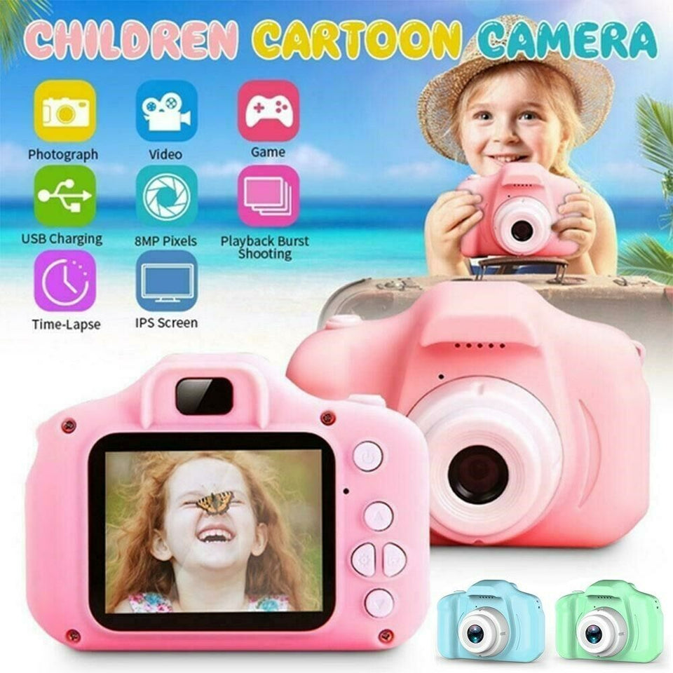 1080P Digital Camera 2.0" LCD HD Mini Camera With 32G TF Card for Kids Children