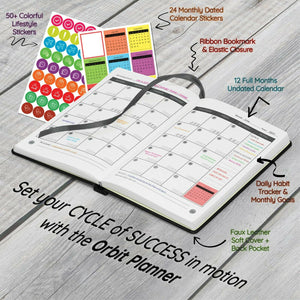 Undated Planner 2022 - Monthly & Daily Goals and Priorities