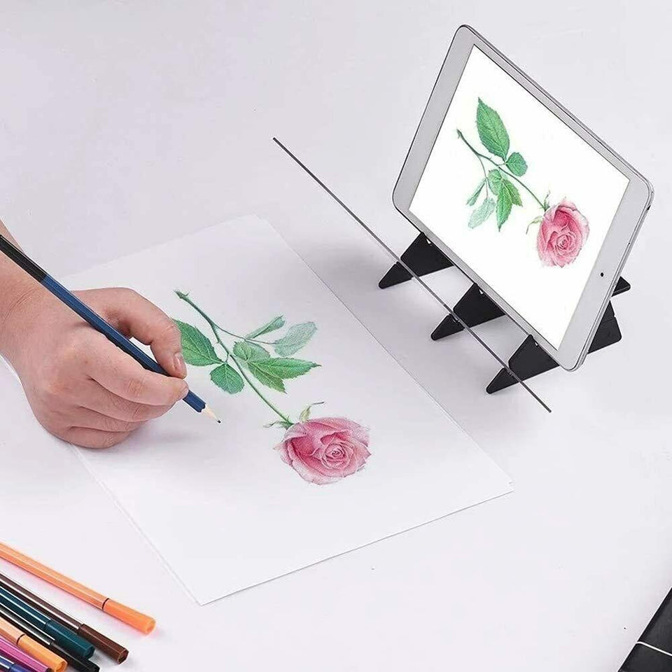 9'' Sketch Pad Tracing Drawing Board Optical Projector Art Painting Reflection