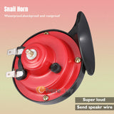 2x 12V 300DB Super Loud Train Horn Waterproof for Motorcycle Car Truck SUV Boat
