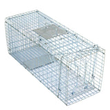 Professional Humane Animal Trap 32"x12.5"x12" Large Steel Cage Spring Loaded
