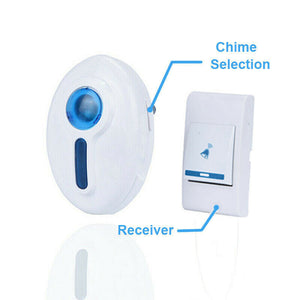 36 Chimes Wireless Doorbell Remote Plug-in Digital Receiver Door bell