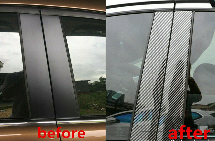 Auto Accessories 5D Glossy Carbon Fiber Vinyl Film Car Interior Wrap Stickers