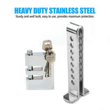 Brake Pedal Lock Security Stainless Steel Clutch Lock Anti-theft for Car Truck
