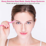 36Pcs Women Eyebrow Shaver Razor Bikini Trimmer Shaper Hair Remover Makeup Tools